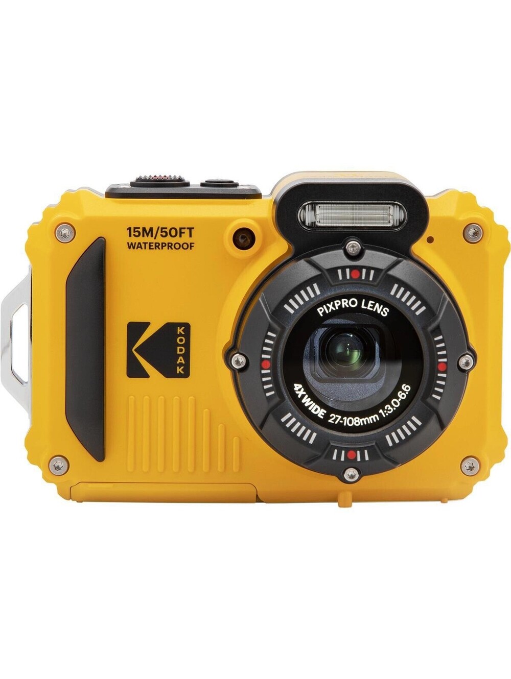Kodak PIXPRO WPZ2 16MP Full HD Waterproof Rugged Digital Camera, Yellow